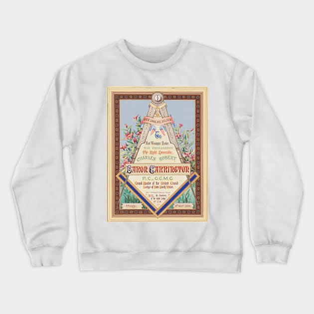 Baron Carrington Lodge Banner Crewneck Sweatshirt by pocketlama